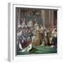 Painting of Napoleon Buonaparte and Empress Josephine, 18th Century-Jacques-Louis David-Framed Giclee Print