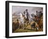 Painting of Napoleon in Hall of Battles, Versailles, France-Lisa S. Engelbrecht-Framed Photographic Print