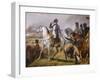 Painting of Napoleon in Hall of Battles, Versailles, France-Lisa S. Engelbrecht-Framed Photographic Print