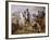 Painting of Napoleon in Hall of Battles, Versailles, France-Lisa S. Engelbrecht-Framed Photographic Print