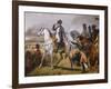 Painting of Napoleon in Hall of Battles, Versailles, France-Lisa S. Engelbrecht-Framed Photographic Print