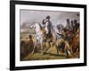 Painting of Napoleon in Hall of Battles, Versailles, France-Lisa S. Engelbrecht-Framed Photographic Print