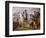 Painting of Napoleon in Hall of Battles, Versailles, France-Lisa S. Engelbrecht-Framed Photographic Print