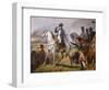 Painting of Napoleon in Hall of Battles, Versailles, France-Lisa S. Engelbrecht-Framed Photographic Print