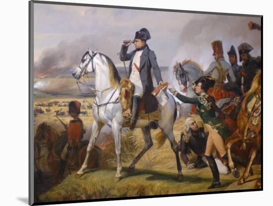 Painting of Napoleon in Hall of Battles, Versailles, France-Lisa S. Engelbrecht-Mounted Photographic Print