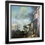 Painting of Old Custom House Quay, 18th Century-Samuel Scott-Framed Giclee Print