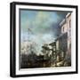 Painting of Old Custom House Quay, 18th Century-Samuel Scott-Framed Giclee Print