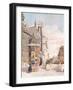 Painting of Poster Kiosk-null-Framed Art Print