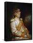 Painting of Prince Otto von Bismarck dressed in his uniform and wearing a Prussian helmet.-Vernon Lewis Gallery-Framed Stretched Canvas