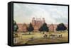 Painting of Red Fort, 19th Century, Archaeological Museum, Red Fort, Delhi, India, Asia-Peter Barritt-Framed Stretched Canvas