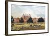 Painting of Red Fort, 19th Century, Archaeological Museum, Red Fort, Delhi, India, Asia-Peter Barritt-Framed Photographic Print