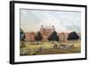 Painting of Red Fort, 19th Century, Archaeological Museum, Red Fort, Delhi, India, Asia-Peter Barritt-Framed Photographic Print