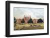 Painting of Red Fort, 19th Century, Archaeological Museum, Red Fort, Delhi, India, Asia-Peter Barritt-Framed Premium Photographic Print