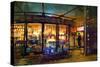 Painting of Retail Shop Entrance in Store,Illustration-Tithi Luadthong-Stretched Canvas