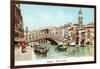 Painting of Rialto Bridge, Venice, Italy-null-Framed Art Print