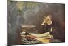 Painting of Robert Schumann-null-Mounted Giclee Print