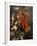 Painting of St. Martin Sharing His Coat, St. Gatien Cathedral, Tours, Indre-Et-Loire-Godong-Framed Photographic Print