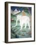 Painting of the Four Harmonious Friends in Buddhism, Elephant, Monkey, Rabbit and Partridge, Inside-Lee Frost-Framed Photographic Print