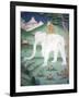 Painting of the Four Harmonious Friends in Buddhism, Elephant, Monkey, Rabbit and Partridge, Inside-Lee Frost-Framed Photographic Print