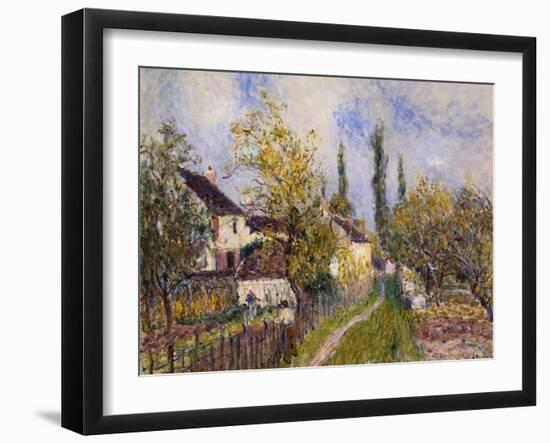 Painting of the French Countryside by Alfred Sisley-Geoffrey Clements-Framed Giclee Print