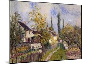 Painting of the French Countryside by Alfred Sisley-Geoffrey Clements-Mounted Giclee Print