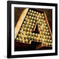 Painting Of The Letters A-Ross Studio-Framed Art Print