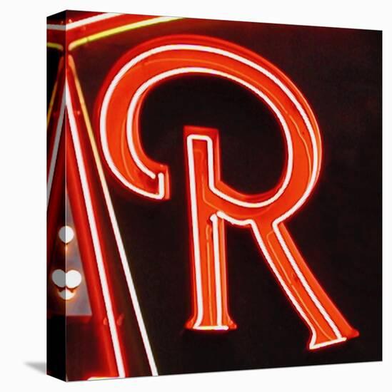 Painting Of The Letters R-Ross Studio-Stretched Canvas