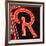 Painting Of The Letters R-Ross Studio-Framed Art Print