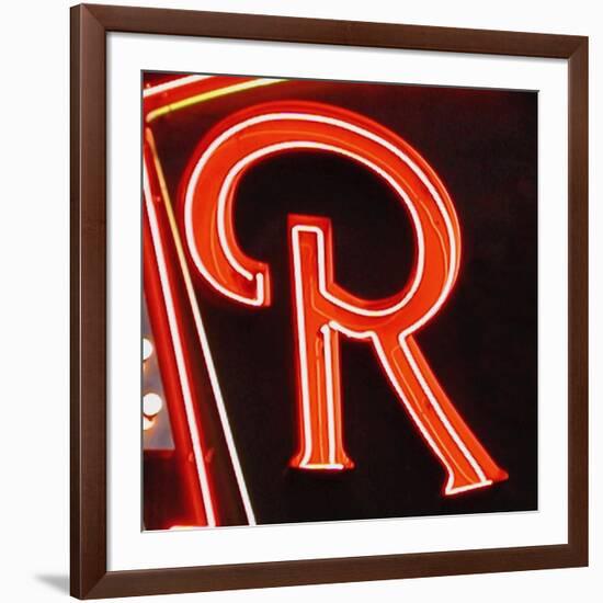 Painting Of The Letters R-Ross Studio-Framed Art Print