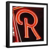 Painting Of The Letters R-Ross Studio-Framed Art Print