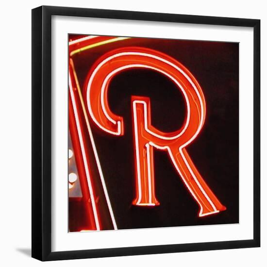 Painting Of The Letters R-Ross Studio-Framed Art Print