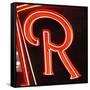 Painting Of The Letters R-Ross Studio-Framed Stretched Canvas