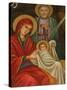 Painting of the Nativity, St. Anthony Coptic Church, Jerusalem, Israel, Middle East-Godong-Stretched Canvas