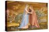 Painting of the Visitation in the Visitation church in Ein Kerem-Godong-Stretched Canvas