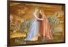 Painting of the Visitation in the Visitation church in Ein Kerem-Godong-Framed Photographic Print