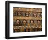 Painting of the Winged Heads of 80 Ethiopian Cherubs, Debre Berhan Selassie Church, Ethiopia-Gavin Hellier-Framed Photographic Print