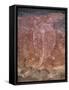 Painting of Turtle at the Aboriginal Rock Art Site at Obirr Rock in Kakadu National Park-Robert Francis-Framed Stretched Canvas