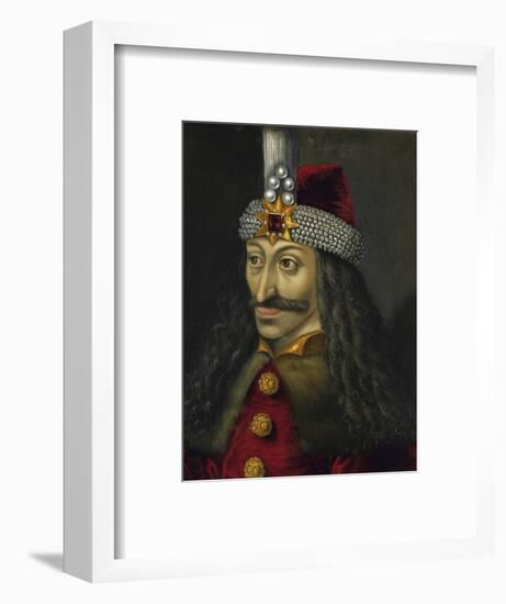 Painting of Vlad the Impaler, Prince of Wallachia-Stocktrek Images-Framed Art Print