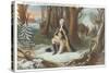 Painting of Washington at Valley Forge-null-Stretched Canvas