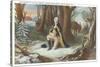 Painting of Washington at Valley Forge-null-Stretched Canvas