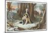 Painting of Washington at Valley Forge-null-Mounted Premium Giclee Print