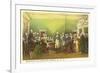 Painting of Washington's Resignation-null-Framed Art Print