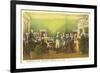 Painting of Washington's Resignation-null-Framed Art Print