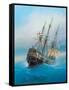 Painting. Oil on Canvas. Shows a 19 Th Century Sailing Ship. the Painting Was Created in 2008.-Dudchik-Framed Stretched Canvas