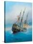 Painting. Oil on Canvas. Shows a 19 Th Century Sailing Ship. the Painting Was Created in 2008.-Dudchik-Stretched Canvas