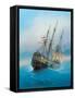 Painting. Oil on Canvas. Shows a 19 Th Century Sailing Ship. the Painting Was Created in 2008.-Dudchik-Framed Stretched Canvas