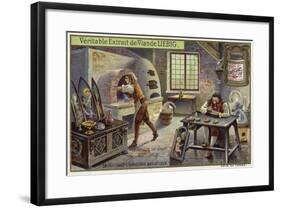 Painting on Enamel, 17th Century-null-Framed Giclee Print