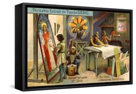 Painting on Glass in the 12th Century-null-Framed Stretched Canvas