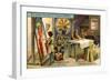 Painting on Glass in the 12th Century-null-Framed Giclee Print