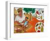 Painting on the Front Wall of a Medical Dispensary, Joal, Senegal, West Africa, Africa-Godong-Framed Photographic Print